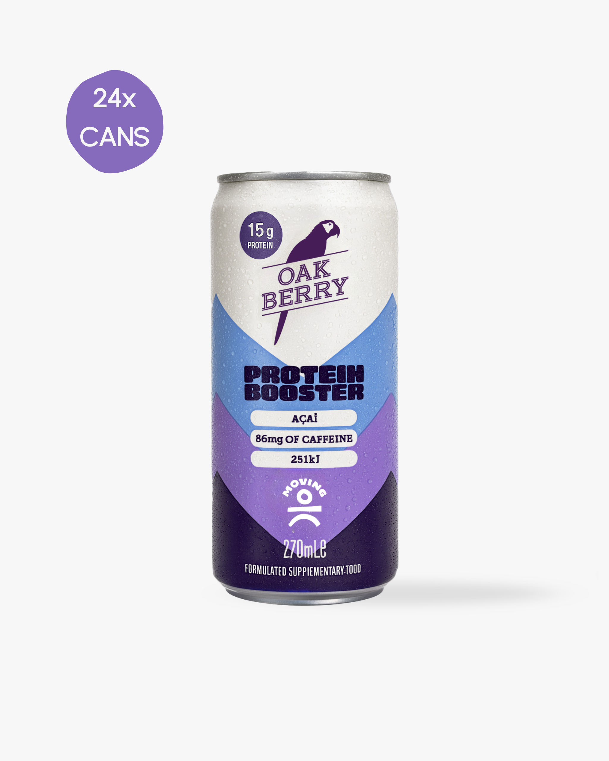 Protein Booster - Acai - 24 Cans