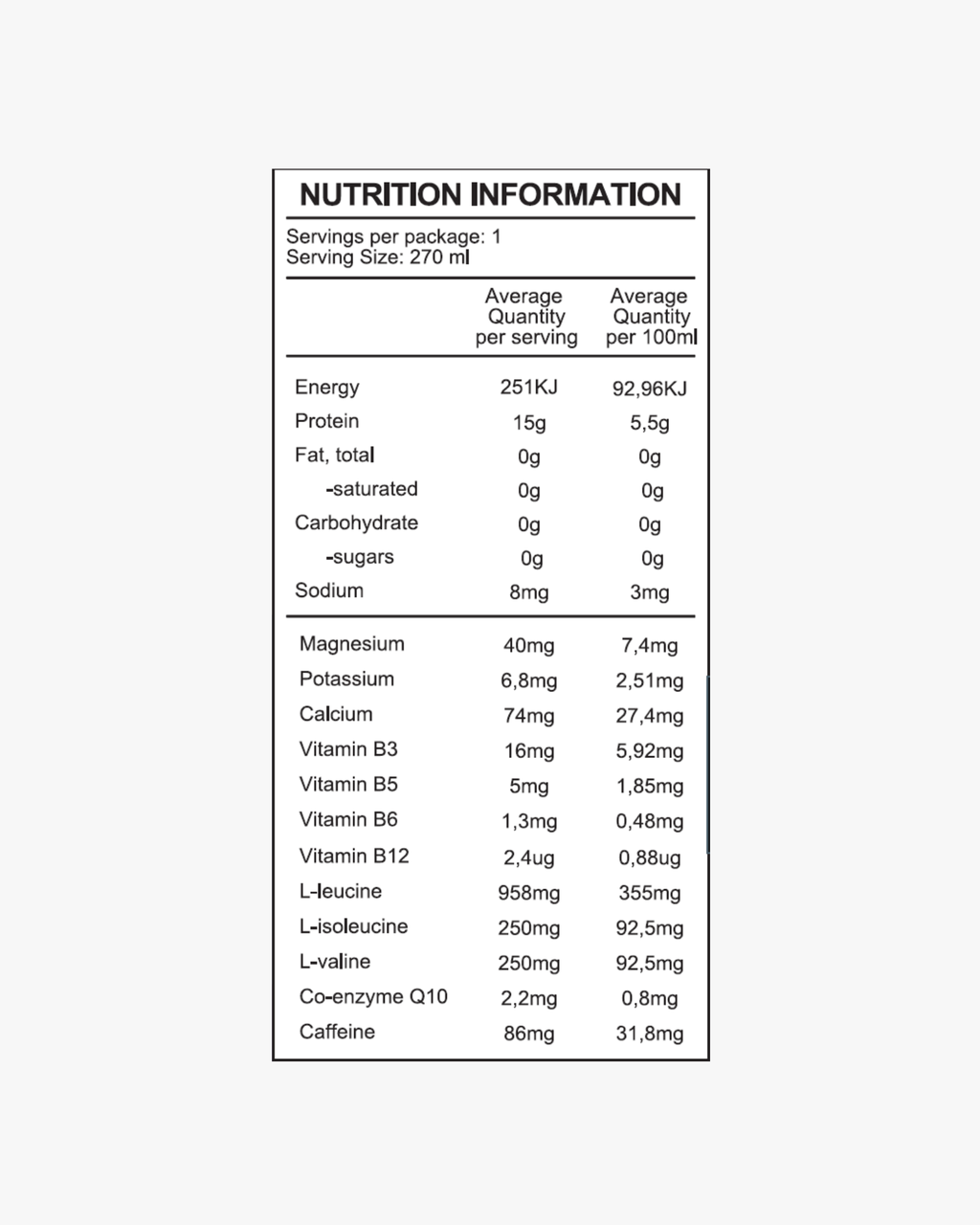 Protein Booster - Acai - 24 Cans